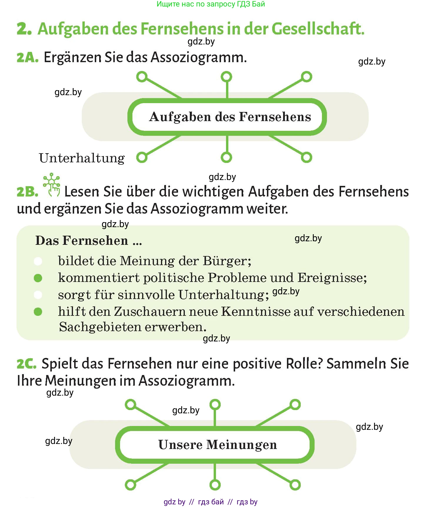 Немецкий язык (Deutsch), 10 класс Учебник (Schülerbuch), авторы: Будько Антонина Филипповна (Budjko Antonina), Курьян Владимир Владимирович (Kurjan Wladimir), издательство Адукацыя i выхаванне, Минск, 2026, голубого цвета, страница 100, номер 2, Условие