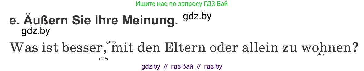 Немецкий язык (Deutsch), 10 класс Учебник (Schülerbuch), авторы: Будько Антонина Филипповна (Budjko Antonina), Урбанович Инна Ювинальевна (Urbanowitsch Ina), издательство Вышэйшая школа, Минск, 2018, оранжевого цвета, страница 29, номер 2e, Условие