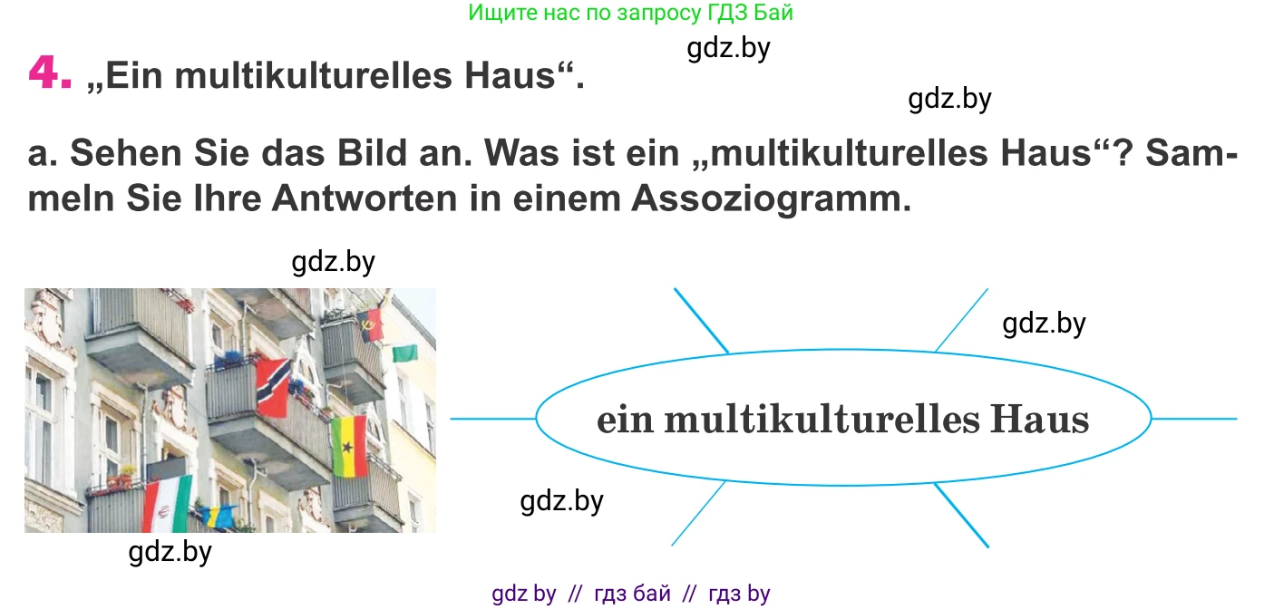 Немецкий язык (Deutsch), 10 класс Учебник (Schülerbuch), авторы: Будько Антонина Филипповна (Budjko Antonina), Урбанович Инна Ювинальевна (Urbanowitsch Ina), издательство Вышэйшая школа, Минск, 2018, оранжевого цвета, страница 32, номер 4a, Условие