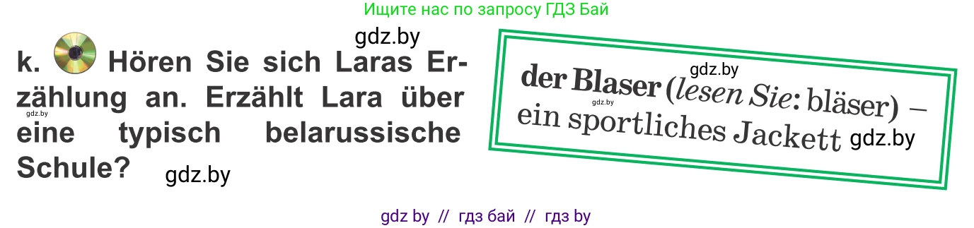 Немецкий язык (Deutsch), 10 класс Учебник (Schülerbuch), авторы: Будько Антонина Филипповна (Budjko Antonina), Урбанович Инна Ювинальевна (Urbanowitsch Ina), издательство Вышэйшая школа, Минск, 2018, оранжевого цвета, страница 64, номер 3k, Условие