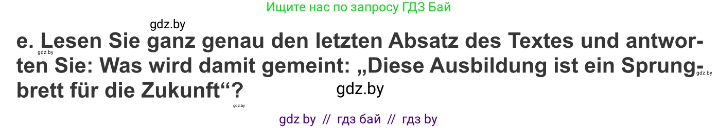 Немецкий язык (Deutsch), 10 класс Учебник (Schülerbuch), авторы: Будько Антонина Филипповна (Budjko Antonina), Урбанович Инна Ювинальевна (Urbanowitsch Ina), издательство Вышэйшая школа, Минск, 2018, оранжевого цвета, страница 63, номер 3e, Условие