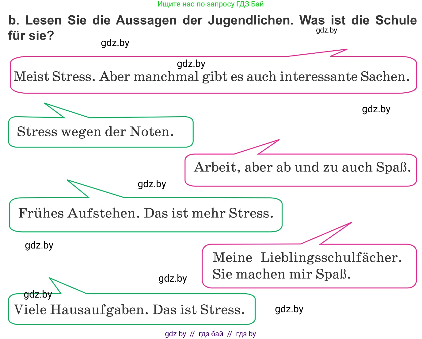 Немецкий язык (Deutsch), 10 класс Учебник (Schülerbuch), авторы: Будько Антонина Филипповна (Budjko Antonina), Урбанович Инна Ювинальевна (Urbanowitsch Ina), издательство Вышэйшая школа, Минск, 2018, оранжевого цвета, страница 65, номер 1b, Условие