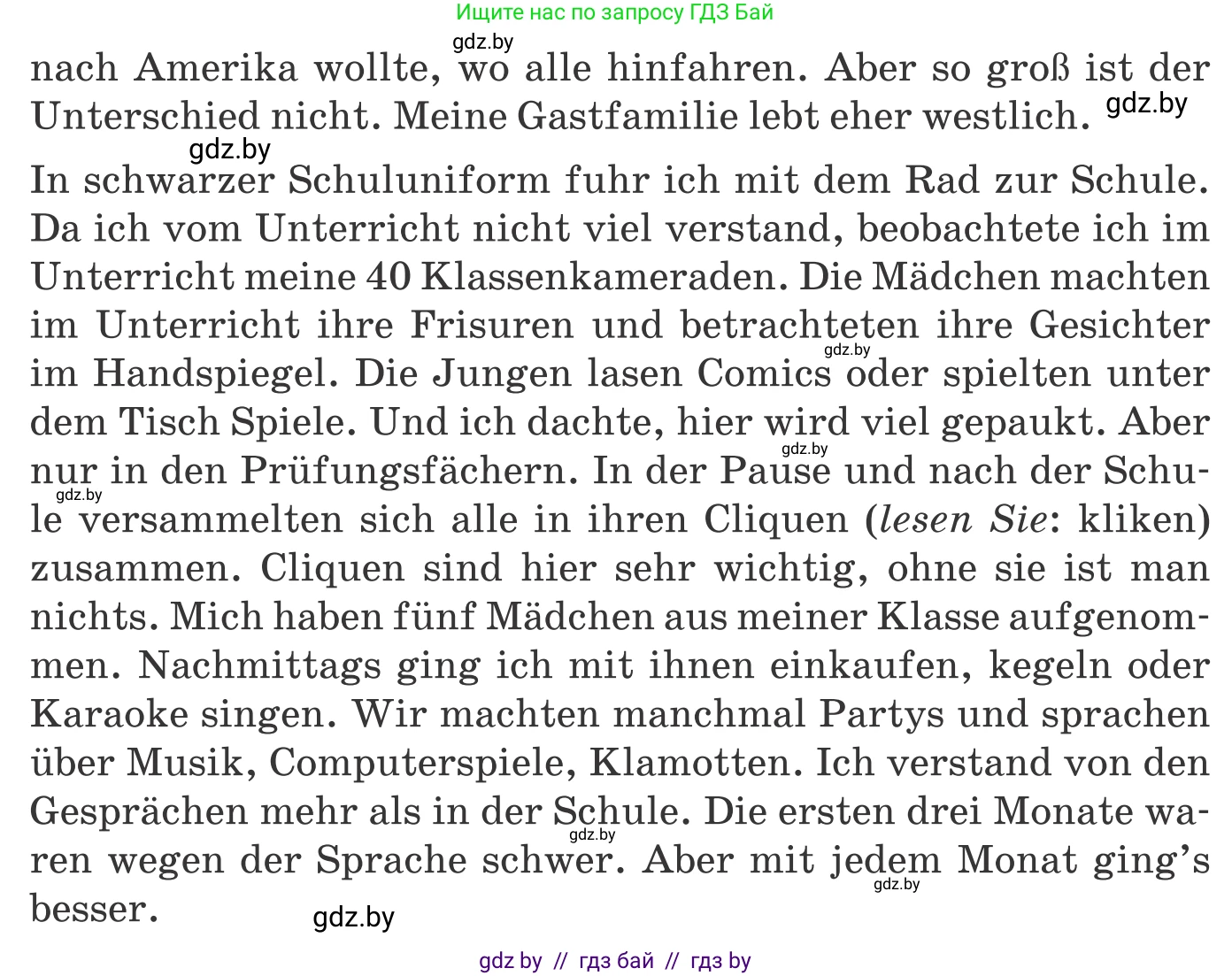 Немецкий язык (Deutsch), 10 класс Учебник (Schülerbuch), авторы: Будько Антонина Филипповна (Budjko Antonina), Урбанович Инна Ювинальевна (Urbanowitsch Ina), издательство Вышэйшая школа, Минск, 2018, оранжевого цвета, страница 82, номер 1j, Условие (продолжение 2)