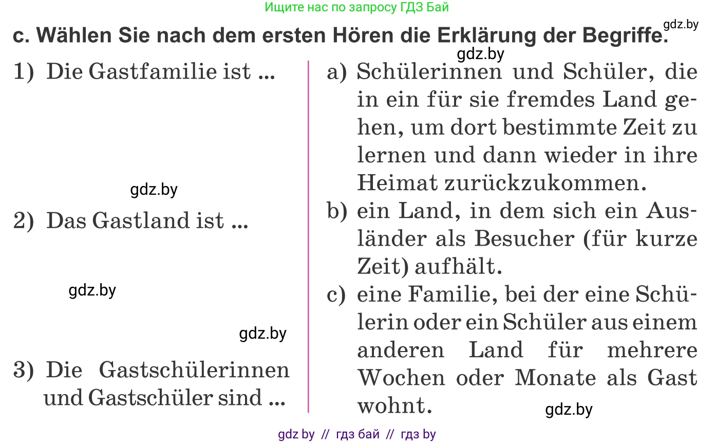Немецкий язык (Deutsch), 10 класс Учебник (Schülerbuch), авторы: Будько Антонина Филипповна (Budjko Antonina), Урбанович Инна Ювинальевна (Urbanowitsch Ina), издательство Вышэйшая школа, Минск, 2018, оранжевого цвета, страница 78, номер 1c, Условие