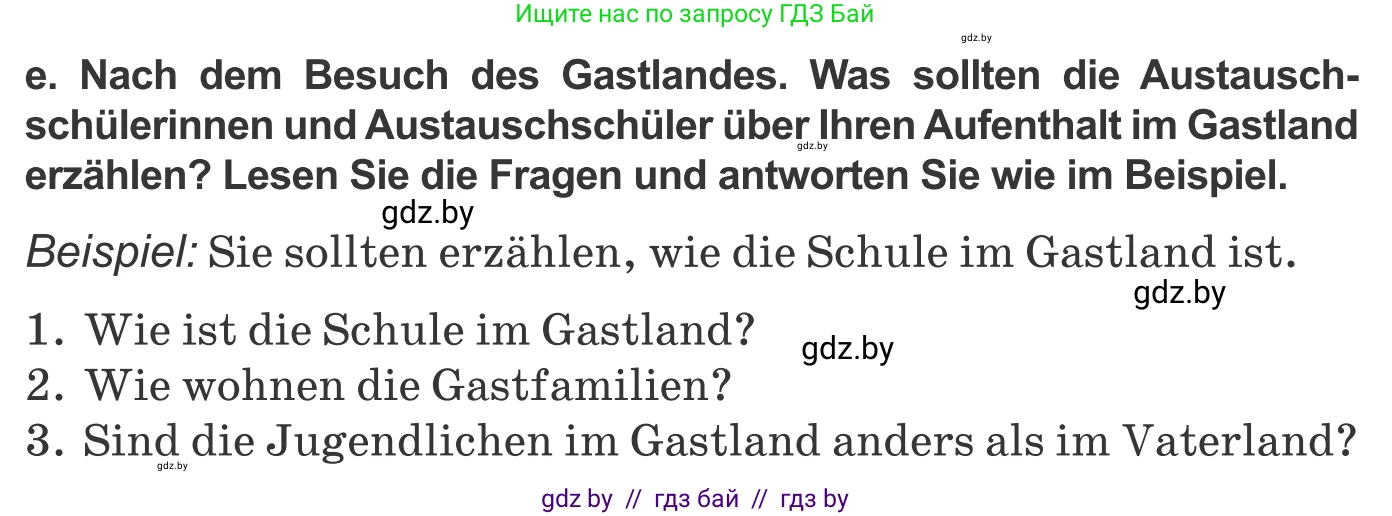 Немецкий язык (Deutsch), 10 класс Учебник (Schülerbuch), авторы: Будько Антонина Филипповна (Budjko Antonina), Урбанович Инна Ювинальевна (Urbanowitsch Ina), издательство Вышэйшая школа, Минск, 2018, оранжевого цвета, страница 79, номер 1e, Условие