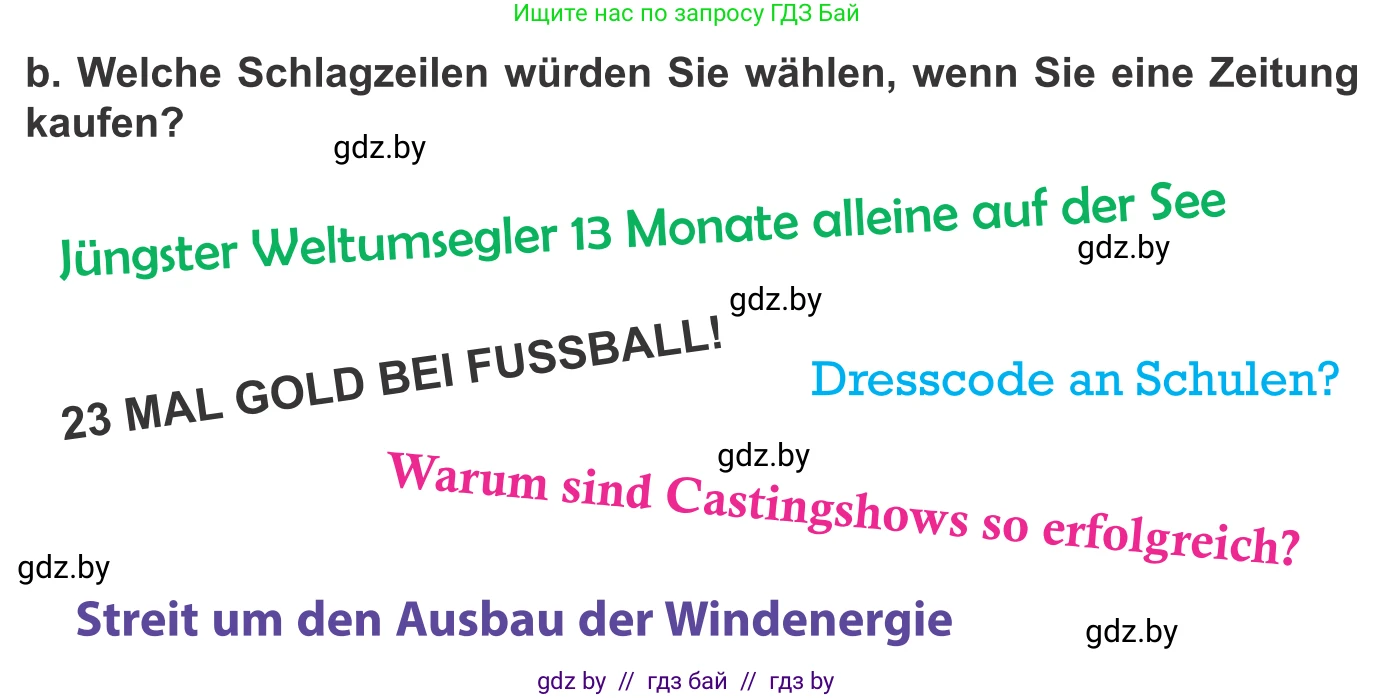 Немецкий язык (Deutsch), 10 класс Учебник (Schülerbuch), авторы: Будько Антонина Филипповна (Budjko Antonina), Урбанович Инна Ювинальевна (Urbanowitsch Ina), издательство Вышэйшая школа, Минск, 2018, оранжевого цвета, страница 96, номер 4b, Условие