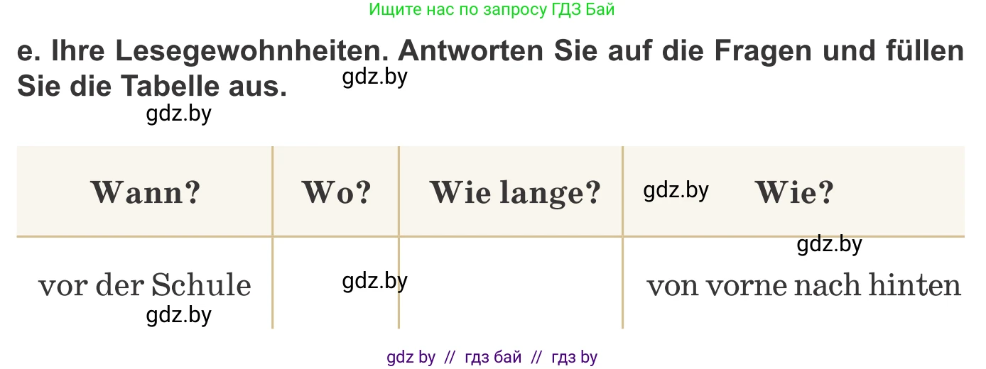 Немецкий язык (Deutsch), 10 класс Учебник (Schülerbuch), авторы: Будько Антонина Филипповна (Budjko Antonina), Урбанович Инна Ювинальевна (Urbanowitsch Ina), издательство Вышэйшая школа, Минск, 2018, оранжевого цвета, страница 103, номер 1e, Условие