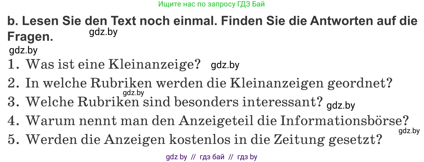 Немецкий язык (Deutsch), 10 класс Учебник (Schülerbuch), авторы: Будько Антонина Филипповна (Budjko Antonina), Урбанович Инна Ювинальевна (Urbanowitsch Ina), издательство Вышэйшая школа, Минск, 2018, оранжевого цвета, страница 108, номер 4b, Условие