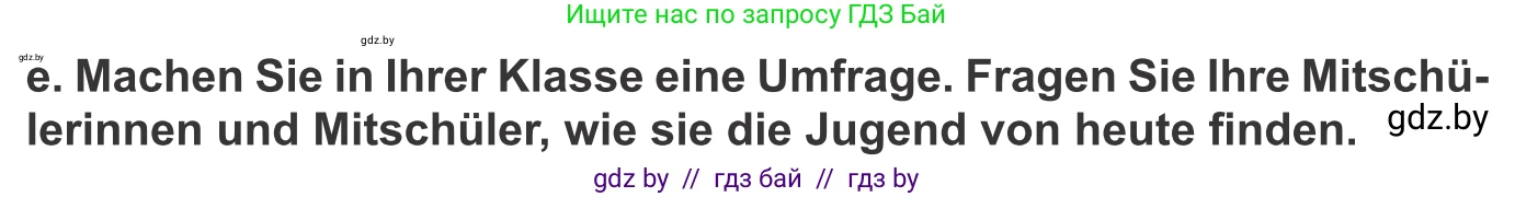 Немецкий язык (Deutsch), 10 класс Учебник (Schülerbuch), авторы: Будько Антонина Филипповна (Budjko Antonina), Урбанович Инна Ювинальевна (Urbanowitsch Ina), издательство Вышэйшая школа, Минск, 2018, оранжевого цвета, страница 183, номер 1e, Условие