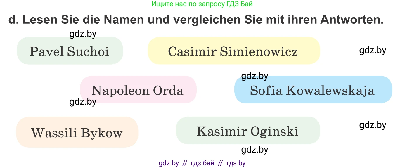 Немецкий язык (Deutsch), 10 класс Учебник (Schülerbuch), авторы: Будько Антонина Филипповна (Budjko Antonina), Урбанович Инна Ювинальевна (Urbanowitsch Ina), издательство Вышэйшая школа, Минск, 2018, оранжевого цвета, страница 270, номер 4d, Условие