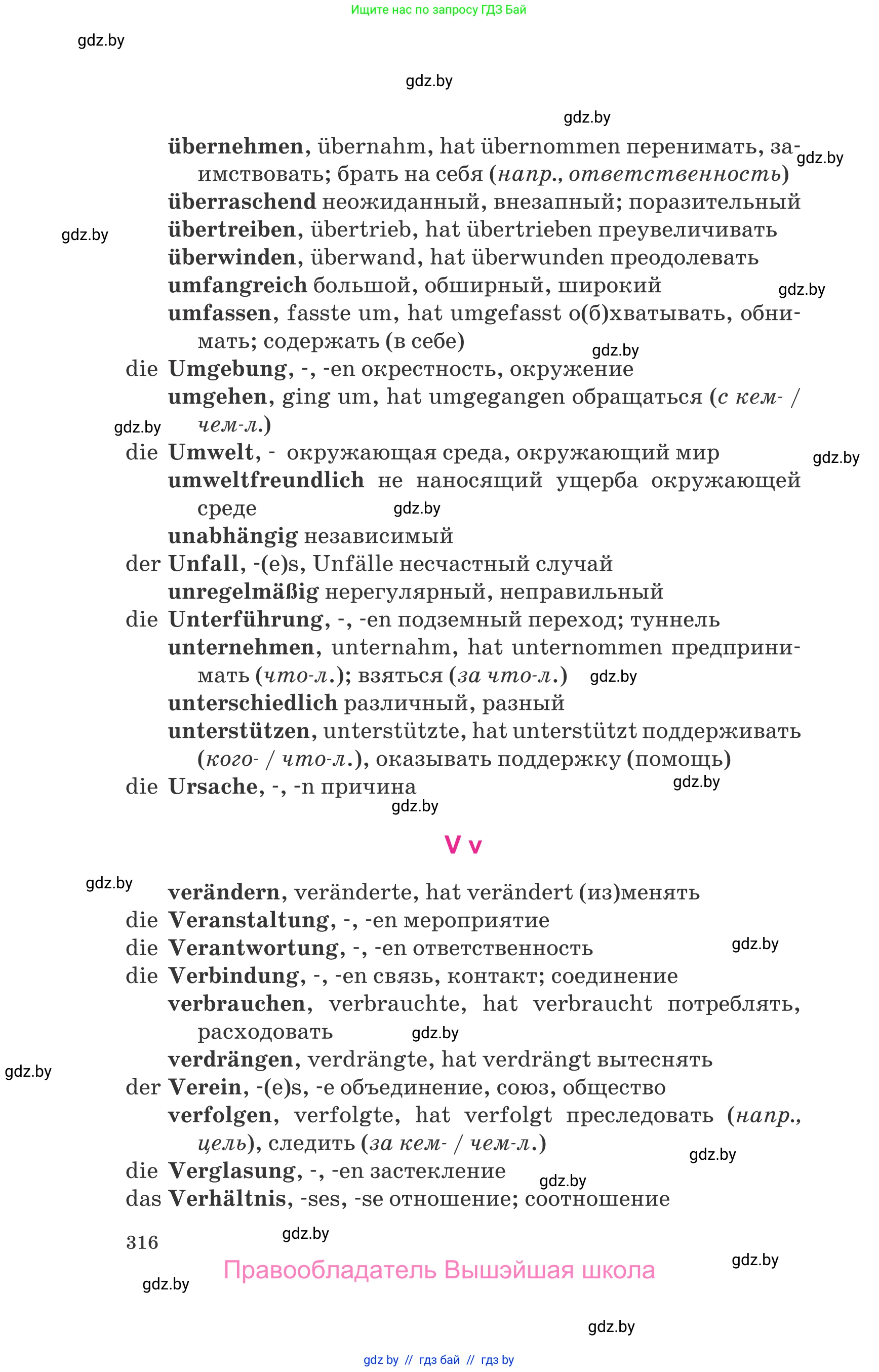 Немецкий язык (Deutsch), 10 класс Учебник (Schülerbuch), авторы: Будько Антонина Филипповна (Budjko Antonina), Урбанович Инна Ювинальевна (Urbanowitsch Ina), издательство Вышэйшая школа, Минск, 2018, оранжевого цвета, страница 316