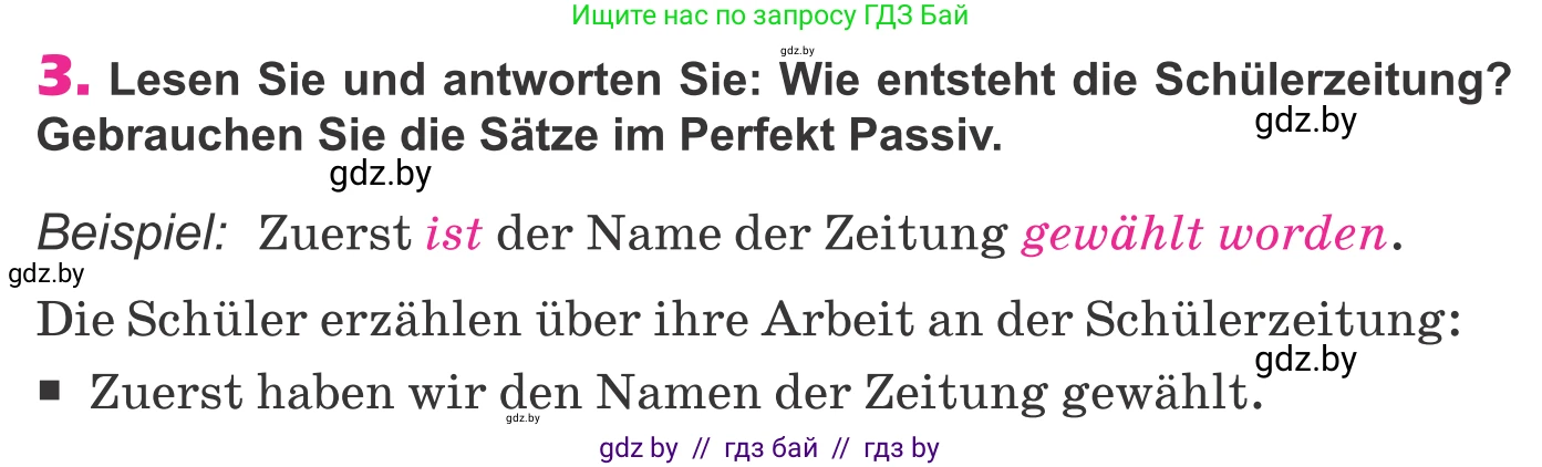 Немецкий язык (Deutsch), 10 класс Учебник (Schülerbuch), авторы: Будько Антонина Филипповна (Budjko Antonina), Урбанович Инна Ювинальевна (Urbanowitsch Ina), издательство Вышэйшая школа, Минск, 2018, оранжевого цвета, страница 284, номер 3, Условие