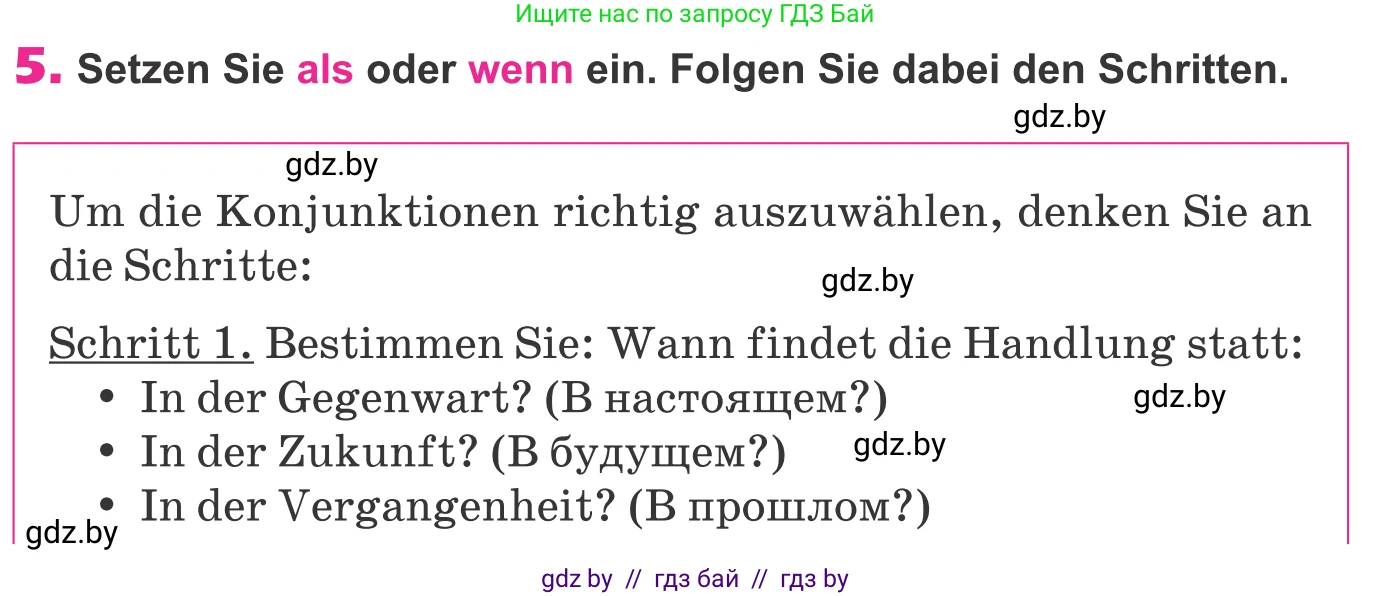 Немецкий язык (Deutsch), 10 класс Учебник (Schülerbuch), авторы: Будько Антонина Филипповна (Budjko Antonina), Урбанович Инна Ювинальевна (Urbanowitsch Ina), издательство Вышэйшая школа, Минск, 2018, оранжевого цвета, страница 293, номер 5, Условие
