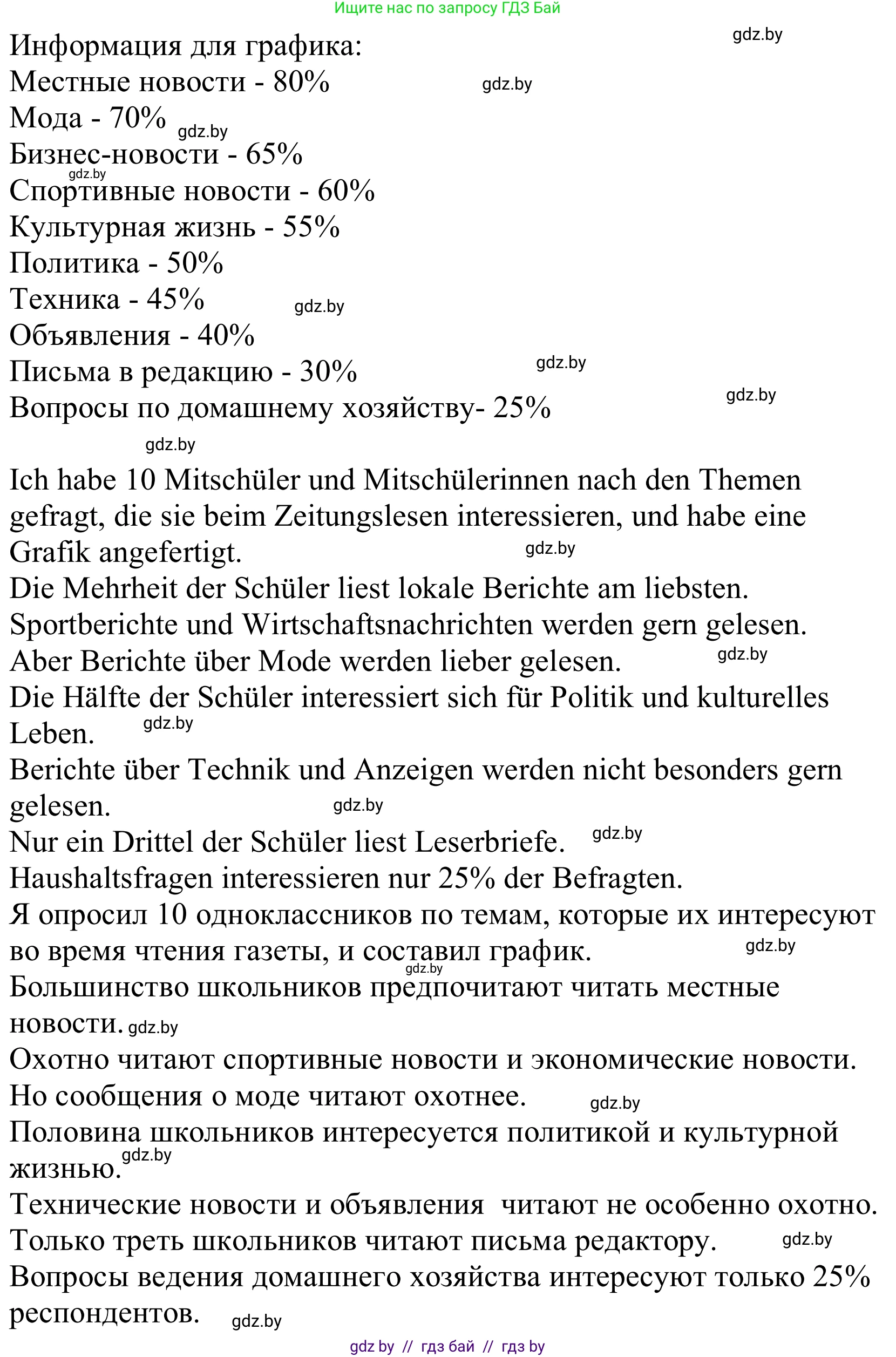 Немецкий язык (Deutsch), 10 класс Учебник (Schülerbuch), авторы: Будько Антонина Филипповна (Budjko Antonina), Урбанович Инна Ювинальевна (Urbanowitsch Ina), издательство Вышэйшая школа, Минск, 2018, оранжевого цвета, страница 106, номер 3f, Решение (продолжение 2)