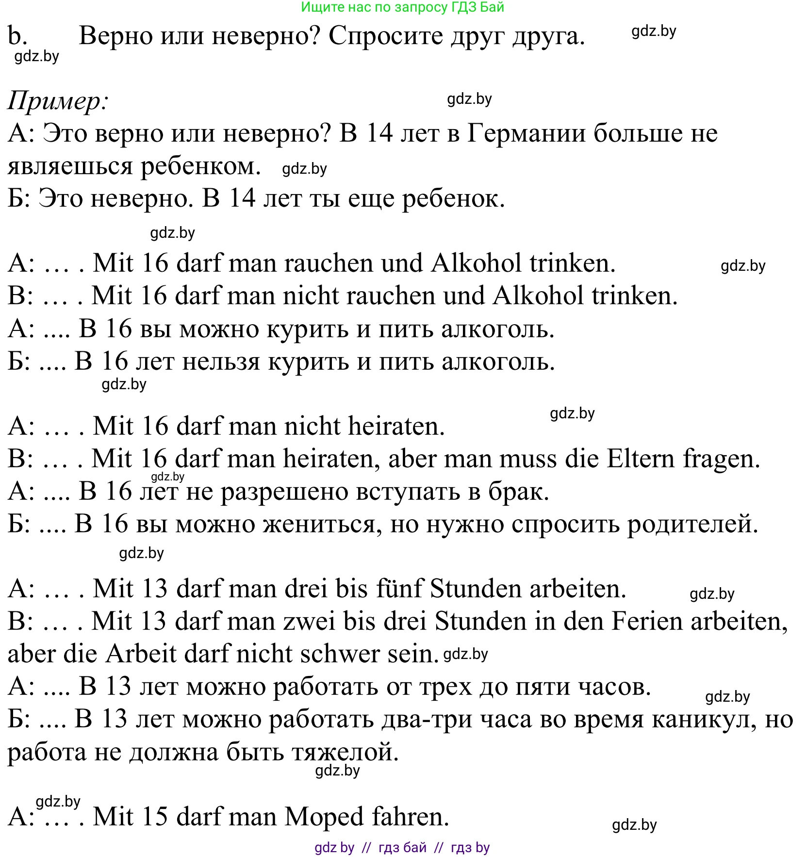 Немецкий язык (Deutsch), 10 класс Учебник (Schülerbuch), авторы: Будько Антонина Филипповна (Budjko Antonina), Урбанович Инна Ювинальевна (Urbanowitsch Ina), издательство Вышэйшая школа, Минск, 2018, оранжевого цвета, страница 205, номер 5b, Решение