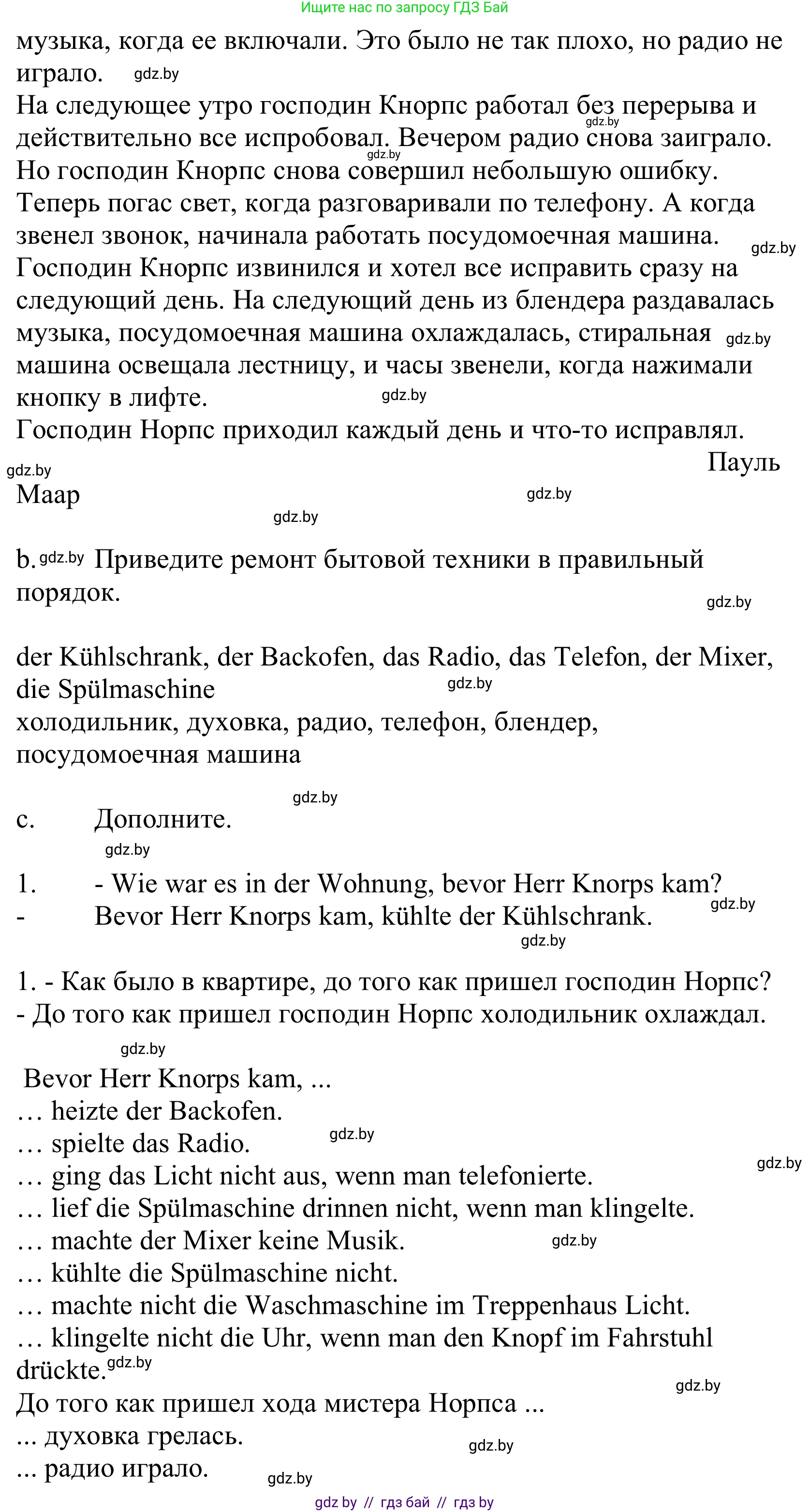Немецкий язык (Deutsch), 10 класс Учебник (Schülerbuch), авторы: Будько Антонина Филипповна (Budjko Antonina), Урбанович Инна Ювинальевна (Urbanowitsch Ina), издательство Вышэйшая школа, Минск, 2018, оранжевого цвета, страница 300, номер 21, Решение (продолжение 2)