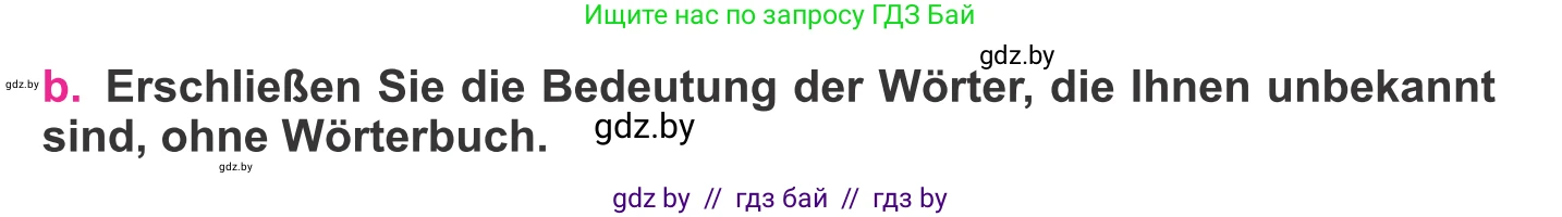 Немецкий язык (Deutsch), 11 класс Учебник (Schülerbuch), авторы: Будько Антонина Филипповна (Budjko Antonina), Урбанович Инна Ювинальевна (Urbanowitsch Ina), издательство Вышэйшая школа, Минск, 2019, бирюзового цвета, страница 7, номер 2b, Условие