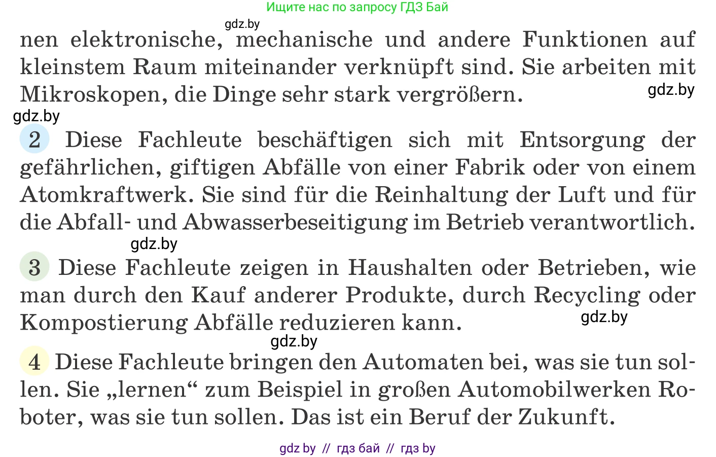 Немецкий язык (Deutsch), 11 класс Учебник (Schülerbuch), авторы: Будько Антонина Филипповна (Budjko Antonina), Урбанович Инна Ювинальевна (Urbanowitsch Ina), издательство Вышэйшая школа, Минск, 2019, бирюзового цвета, страница 8, номер 3b, Условие (продолжение 2)