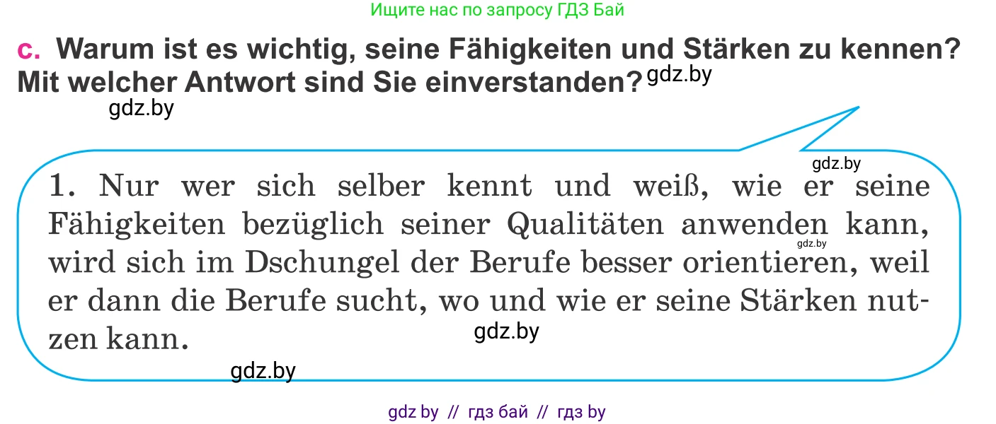 Немецкий язык (Deutsch), 11 класс Учебник (Schülerbuch), авторы: Будько Антонина Филипповна (Budjko Antonina), Урбанович Инна Ювинальевна (Urbanowitsch Ina), издательство Вышэйшая школа, Минск, 2019, бирюзового цвета, страница 13, номер 7c, Условие