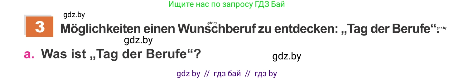 Немецкий язык (Deutsch), 11 класс Учебник (Schülerbuch), авторы: Будько Антонина Филипповна (Budjko Antonina), Урбанович Инна Ювинальевна (Urbanowitsch Ina), издательство Вышэйшая школа, Минск, 2019, бирюзового цвета, страница 28, номер 3a, Условие