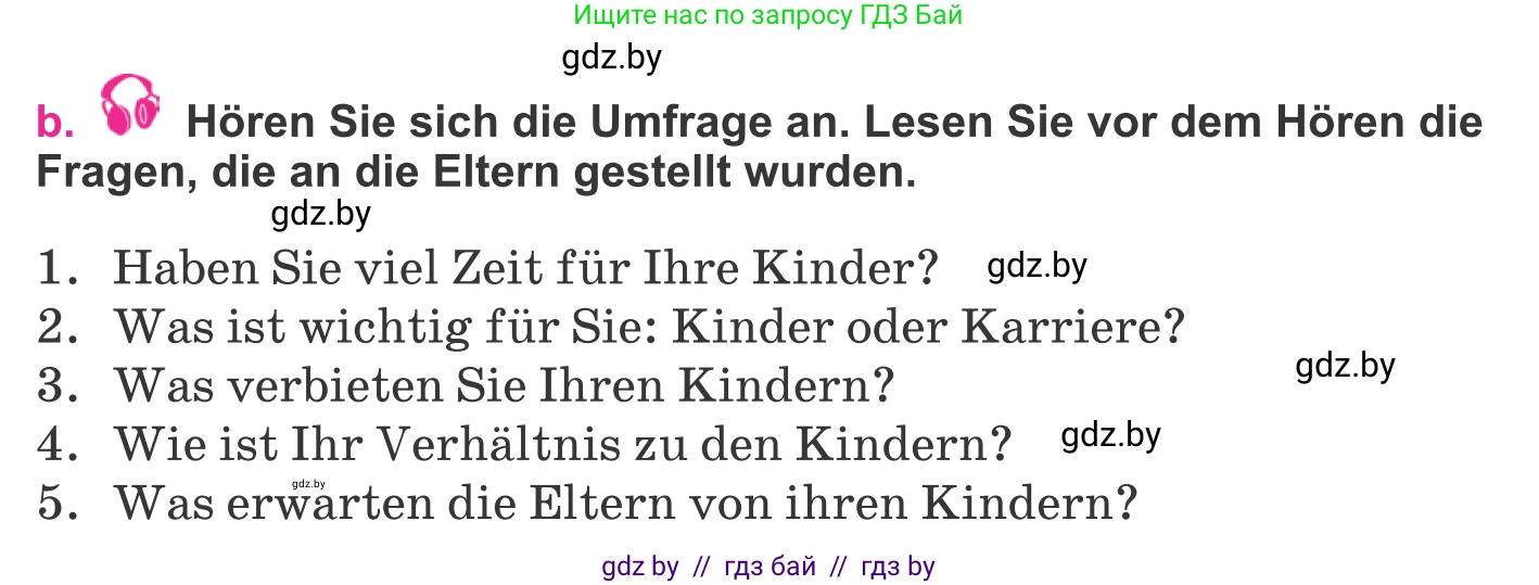 Немецкий язык (Deutsch), 11 класс Учебник (Schülerbuch), авторы: Будько Антонина Филипповна (Budjko Antonina), Урбанович Инна Ювинальевна (Urbanowitsch Ina), издательство Вышэйшая школа, Минск, 2019, бирюзового цвета, страница 67, номер 3b, Условие