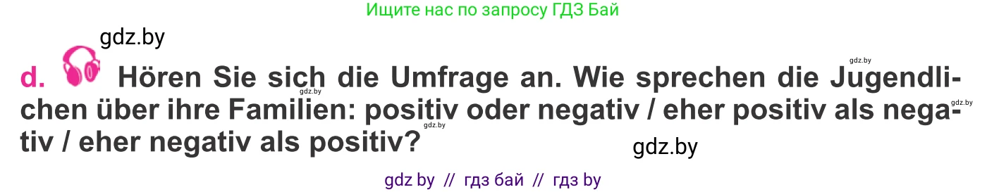 Немецкий язык (Deutsch), 11 класс Учебник (Schülerbuch), авторы: Будько Антонина Филипповна (Budjko Antonina), Урбанович Инна Ювинальевна (Urbanowitsch Ina), издательство Вышэйшая школа, Минск, 2019, бирюзового цвета, страница 68, номер 4d, Условие