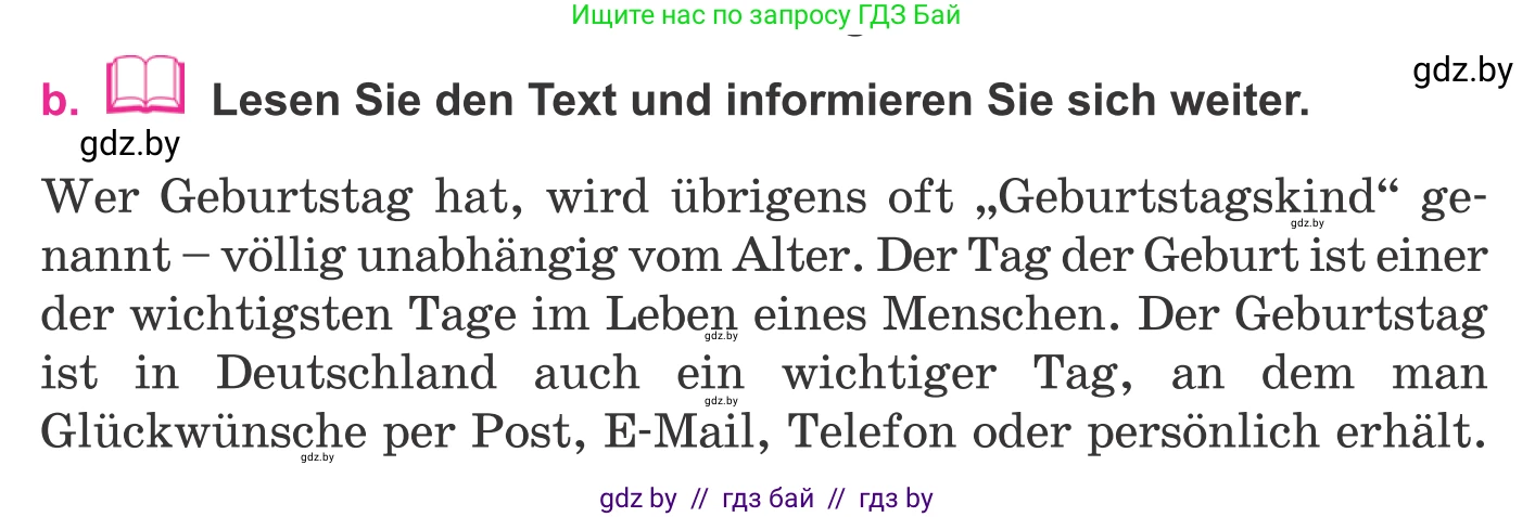 Немецкий язык (Deutsch), 11 класс Учебник (Schülerbuch), авторы: Будько Антонина Филипповна (Budjko Antonina), Урбанович Инна Ювинальевна (Urbanowitsch Ina), издательство Вышэйшая школа, Минск, 2019, бирюзового цвета, страница 88, номер 1b, Условие
