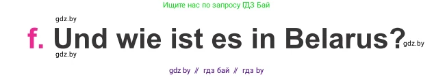 Немецкий язык (Deutsch), 11 класс Учебник (Schülerbuch), авторы: Будько Антонина Филипповна (Budjko Antonina), Урбанович Инна Ювинальевна (Urbanowitsch Ina), издательство Вышэйшая школа, Минск, 2019, бирюзового цвета, страница 96, номер 3f, Условие