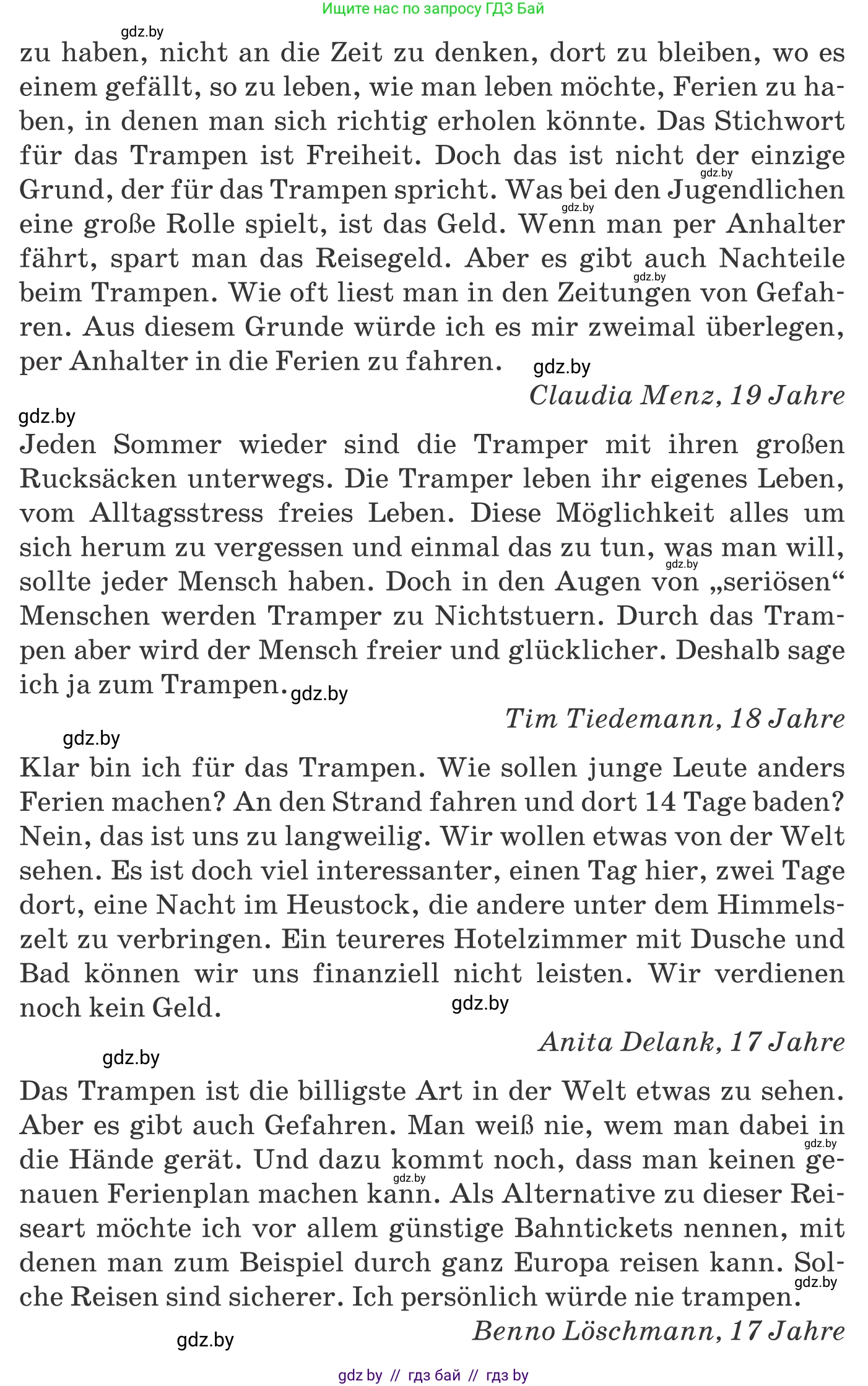 Немецкий язык (Deutsch), 11 класс Учебник (Schülerbuch), авторы: Будько Антонина Филипповна (Budjko Antonina), Урбанович Инна Ювинальевна (Urbanowitsch Ina), издательство Вышэйшая школа, Минск, 2019, бирюзового цвета, страница 113, номер 6b, Условие (продолжение 2)