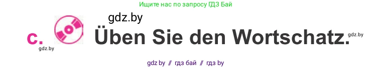 Немецкий язык (Deutsch), 11 класс Учебник (Schülerbuch), авторы: Будько Антонина Филипповна (Budjko Antonina), Урбанович Инна Ювинальевна (Urbanowitsch Ina), издательство Вышэйшая школа, Минск, 2019, бирюзового цвета, страница 121, номер 3c, Условие