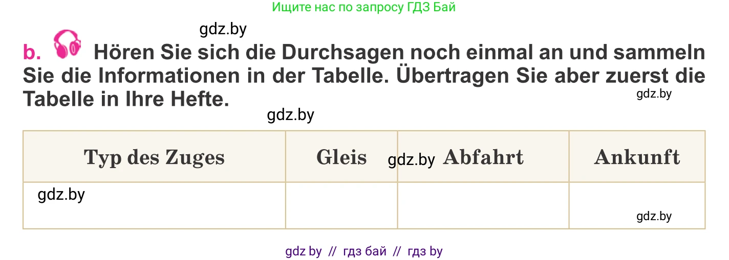 Немецкий язык (Deutsch), 11 класс Учебник (Schülerbuch), авторы: Будько Антонина Филипповна (Budjko Antonina), Урбанович Инна Ювинальевна (Urbanowitsch Ina), издательство Вышэйшая школа, Минск, 2019, бирюзового цвета, страница 124, номер 4b, Условие