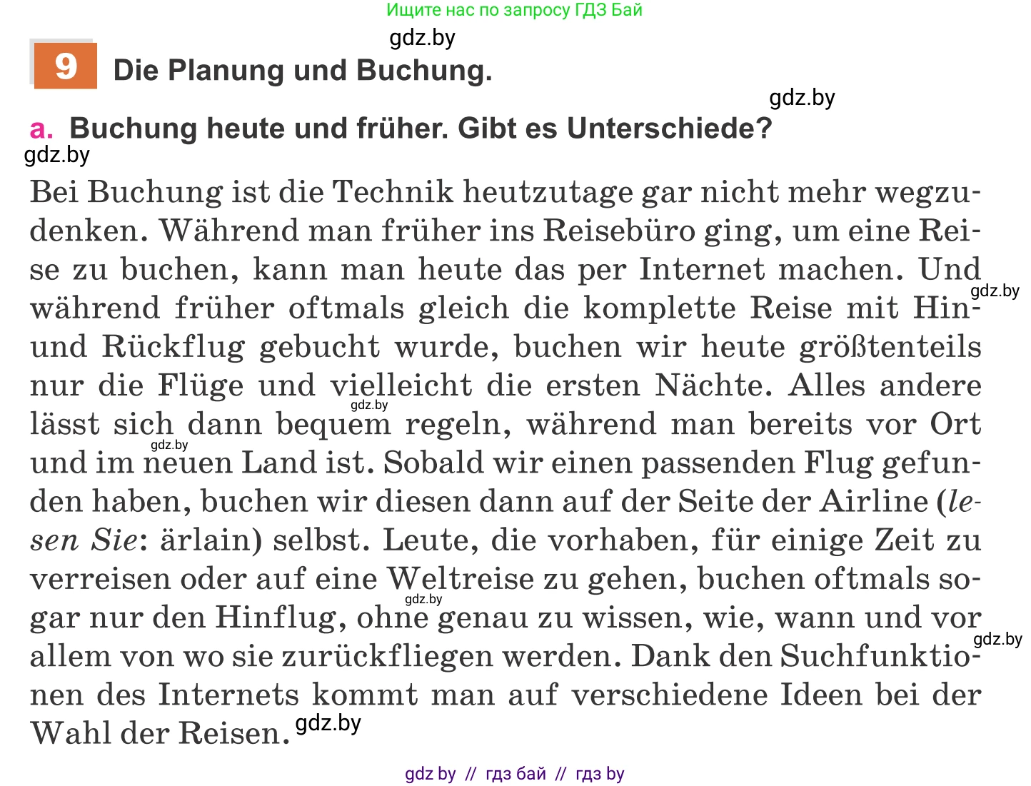Немецкий язык (Deutsch), 11 класс Учебник (Schülerbuch), авторы: Будько Антонина Филипповна (Budjko Antonina), Урбанович Инна Ювинальевна (Urbanowitsch Ina), издательство Вышэйшая школа, Минск, 2019, бирюзового цвета, страница 130, номер 9a, Условие