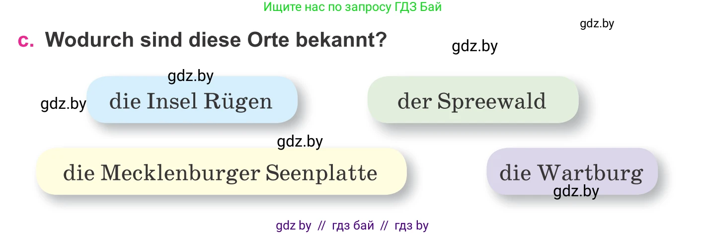 Немецкий язык (Deutsch), 11 класс Учебник (Schülerbuch), авторы: Будько Антонина Филипповна (Budjko Antonina), Урбанович Инна Ювинальевна (Urbanowitsch Ina), издательство Вышэйшая школа, Минск, 2019, бирюзового цвета, страница 136, номер 2c, Условие