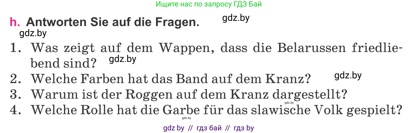Немецкий язык (Deutsch), 11 класс Учебник (Schülerbuch), авторы: Будько Антонина Филипповна (Budjko Antonina), Урбанович Инна Ювинальевна (Urbanowitsch Ina), издательство Вышэйшая школа, Минск, 2019, бирюзового цвета, страница 208, номер 4h, Условие