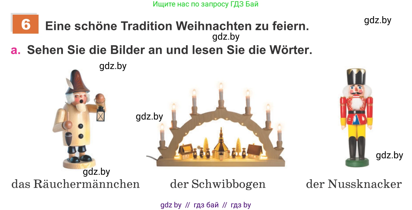 Немецкий язык (Deutsch), 11 класс Учебник (Schülerbuch), авторы: Будько Антонина Филипповна (Budjko Antonina), Урбанович Инна Ювинальевна (Urbanowitsch Ina), издательство Вышэйшая школа, Минск, 2019, бирюзового цвета, страница 226, номер 6a, Условие