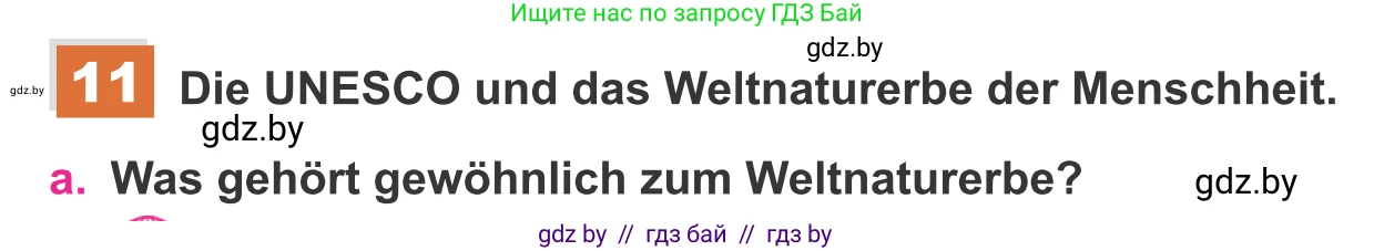 Немецкий язык (Deutsch), 11 класс Учебник (Schülerbuch), авторы: Будько Антонина Филипповна (Budjko Antonina), Урбанович Инна Ювинальевна (Urbanowitsch Ina), издательство Вышэйшая школа, Минск, 2019, бирюзового цвета, страница 296, номер 11a, Условие