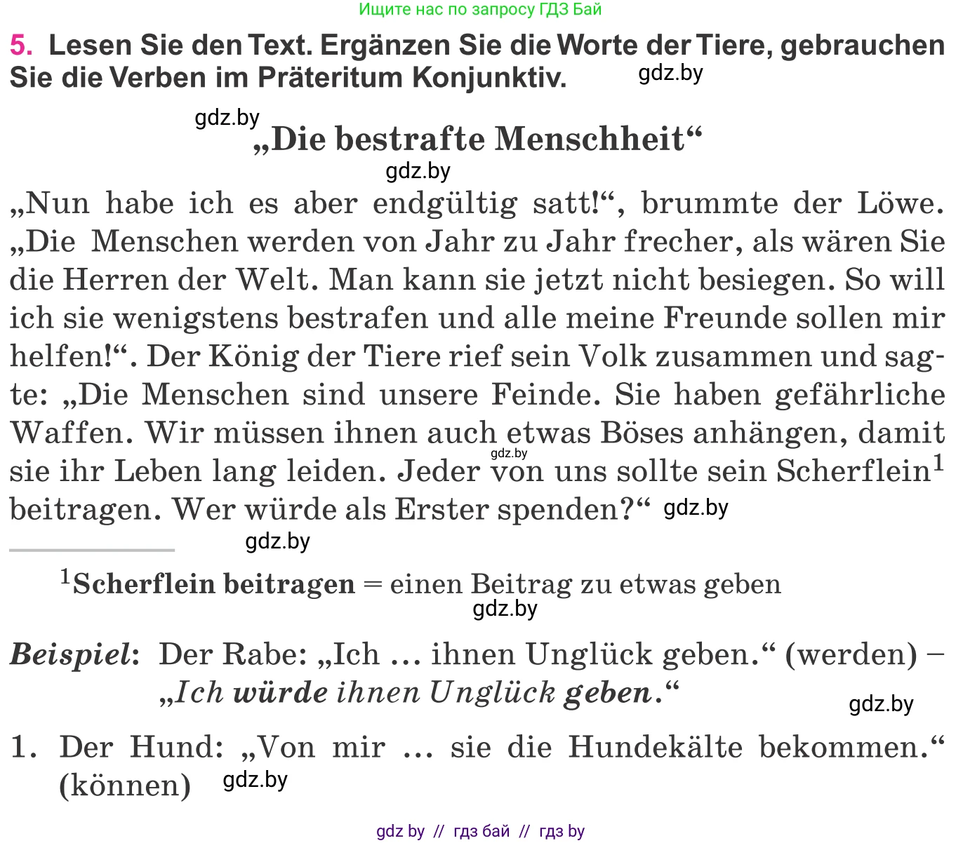 Немецкий язык (Deutsch), 11 класс Учебник (Schülerbuch), авторы: Будько Антонина Филипповна (Budjko Antonina), Урбанович Инна Ювинальевна (Urbanowitsch Ina), издательство Вышэйшая школа, Минск, 2019, бирюзового цвета, страница 318, номер 5, Условие