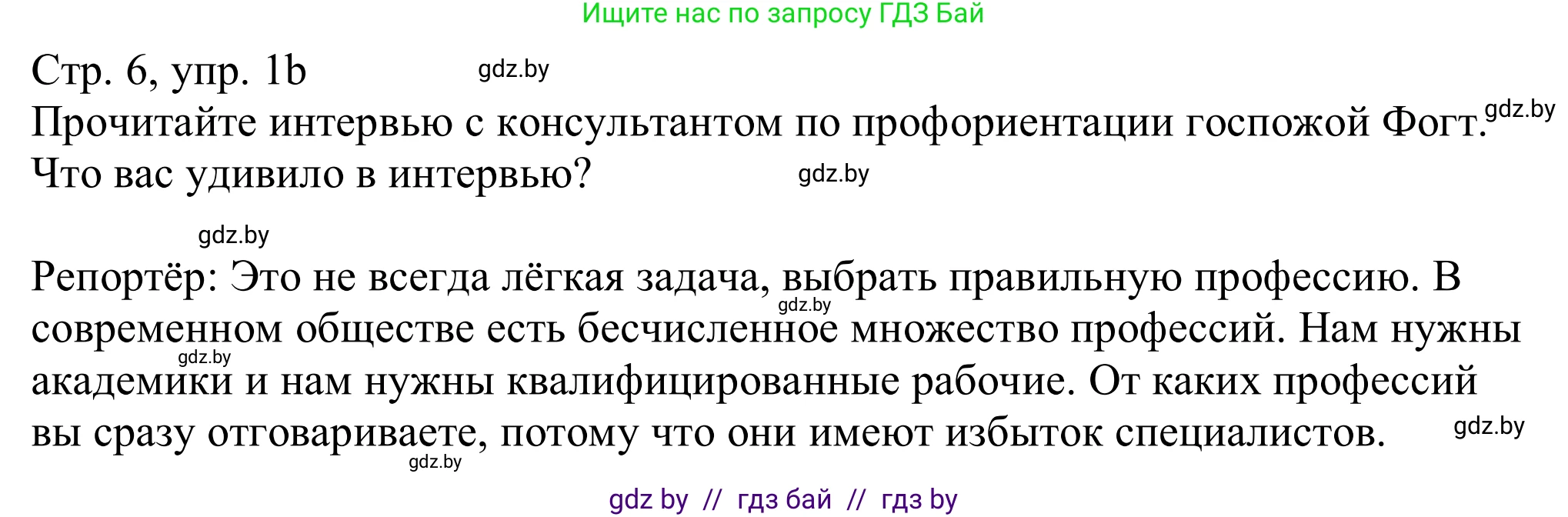 Немецкий язык (Deutsch), 11 класс Учебник (Schülerbuch), авторы: Будько Антонина Филипповна (Budjko Antonina), Урбанович Инна Ювинальевна (Urbanowitsch Ina), издательство Вышэйшая школа, Минск, 2019, бирюзового цвета, страница 6, номер 1b, Решение