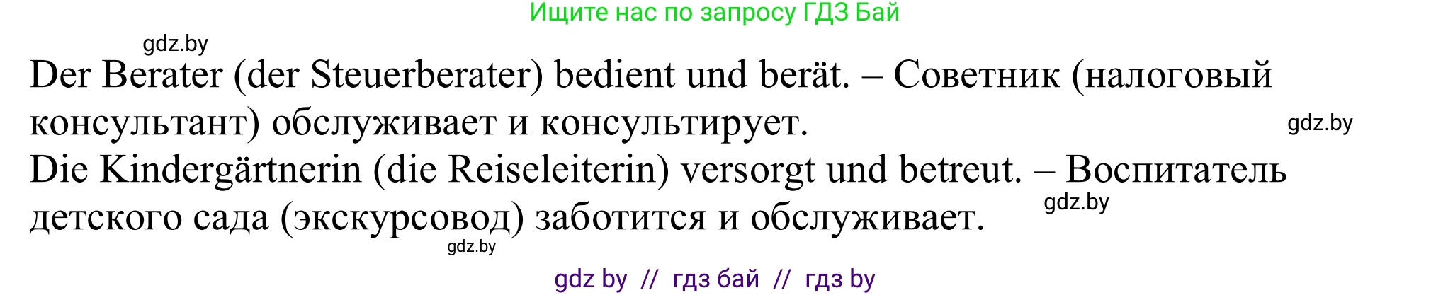 Немецкий язык (Deutsch), 11 класс Учебник (Schülerbuch), авторы: Будько Антонина Филипповна (Budjko Antonina), Урбанович Инна Ювинальевна (Urbanowitsch Ina), издательство Вышэйшая школа, Минск, 2019, бирюзового цвета, страница 11, номер 5b, Решение (продолжение 2)