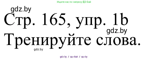 Немецкий язык (Deutsch), 11 класс Учебник (Schülerbuch), авторы: Будько Антонина Филипповна (Budjko Antonina), Урбанович Инна Ювинальевна (Urbanowitsch Ina), издательство Вышэйшая школа, Минск, 2019, бирюзового цвета, страница 165, номер 1b, Решение