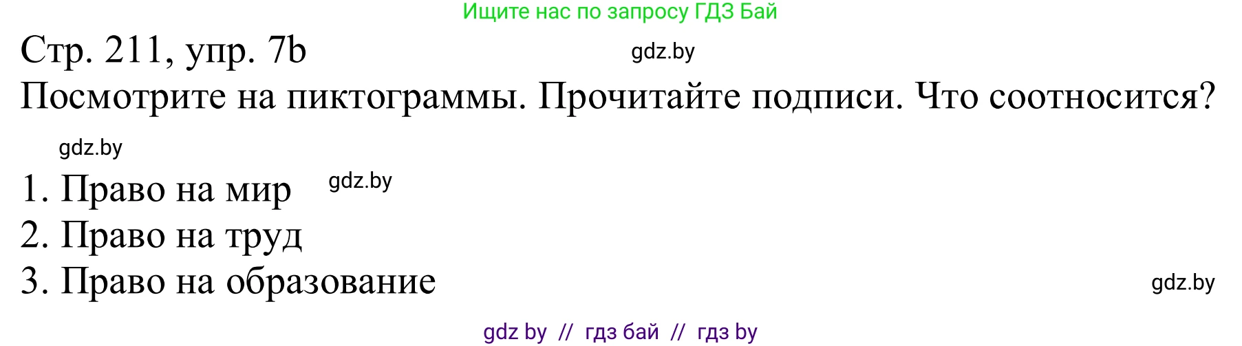 Немецкий язык (Deutsch), 11 класс Учебник (Schülerbuch), авторы: Будько Антонина Филипповна (Budjko Antonina), Урбанович Инна Ювинальевна (Urbanowitsch Ina), издательство Вышэйшая школа, Минск, 2019, бирюзового цвета, страница 211, номер 7b, Решение