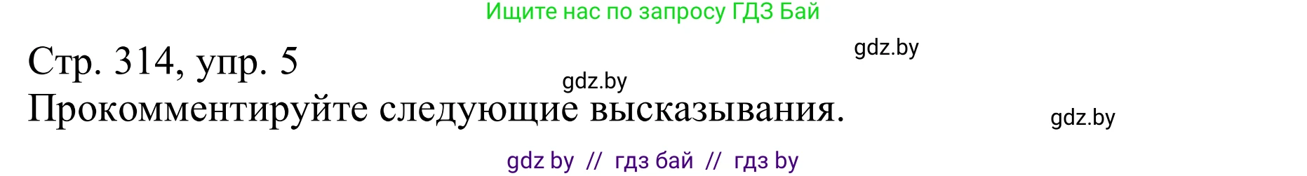 Немецкий язык (Deutsch), 11 класс Учебник (Schülerbuch), авторы: Будько Антонина Филипповна (Budjko Antonina), Урбанович Инна Ювинальевна (Urbanowitsch Ina), издательство Вышэйшая школа, Минск, 2019, бирюзового цвета, страница 314, номер 5, Решение