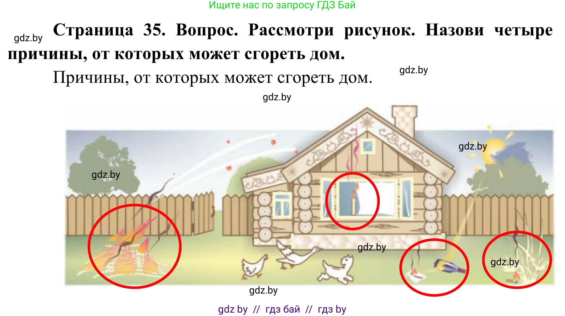 Обж, 4 класс Учебник, авторы: Загвоздкина Татьяна Викторовна, Одновол Людмила Алексеевна, Яковлева Наталья Николаевна, издательство Национальный институт образования, Минск, 2008, жёлтого цвета, страница 35, Решение