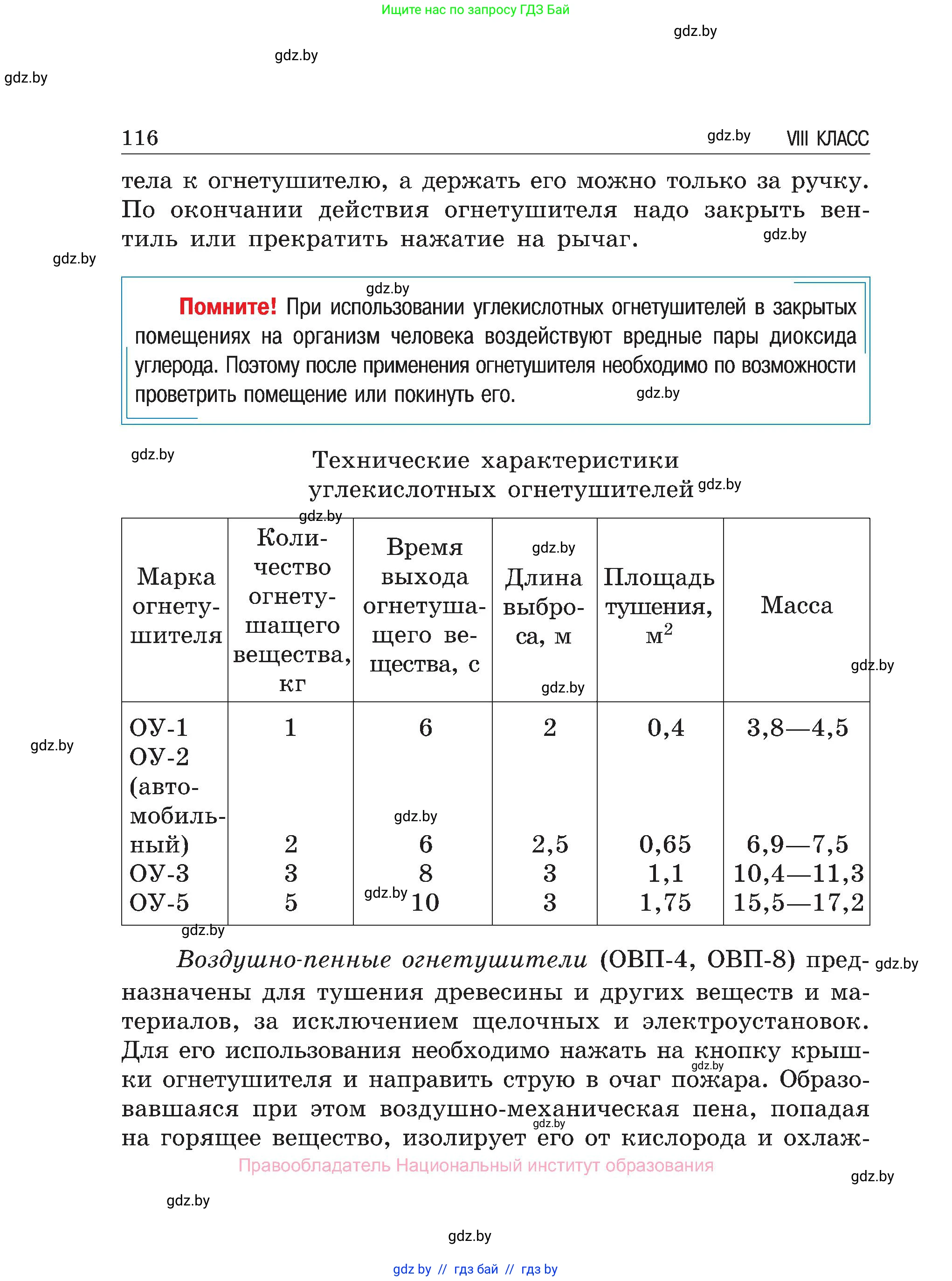 Обж, 7-8 класс Учебник, автор: Мишкевич Михаил Константинович, издательство Национальный институт образования, Минск, 2009, страница 116