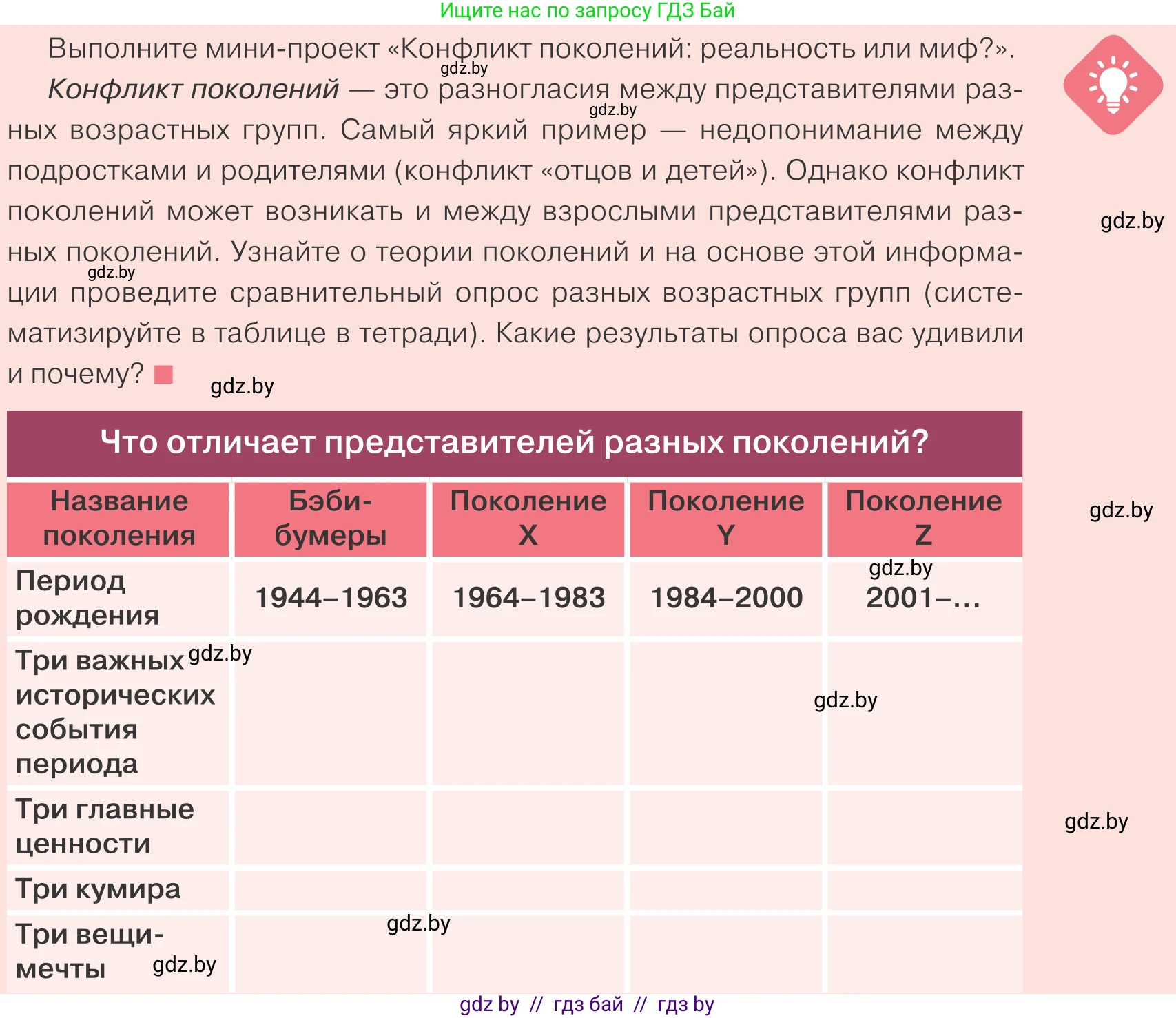 Обществоведение, 9 класс Учебник, авторы: Данилов Александр Николаевич, Полейко Елена Александровна, Кушнер Надежда Васильевна, Бернат Ирина Петровна, Белов А А, Кизима С А, Клецкова И М, Легчилин А А, Солодухо А С, Рубанов А В, издательство Адукацыя i выхаванне, Минск, 2019, жёлтого цвета, страница 99, Условие