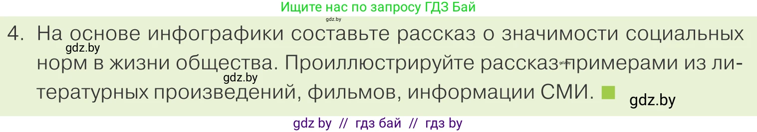 Обществоведение, 9 класс Учебник, авторы: Данилов Александр Николаевич, Полейко Елена Александровна, Кушнер Надежда Васильевна, Бернат Ирина Петровна, Белов А А, Кизима С А, Клецкова И М, Легчилин А А, Солодухо А С, Рубанов А В, издательство Адукацыя i выхаванне, Минск, 2019, жёлтого цвета, страница 117, номер 4, Условие