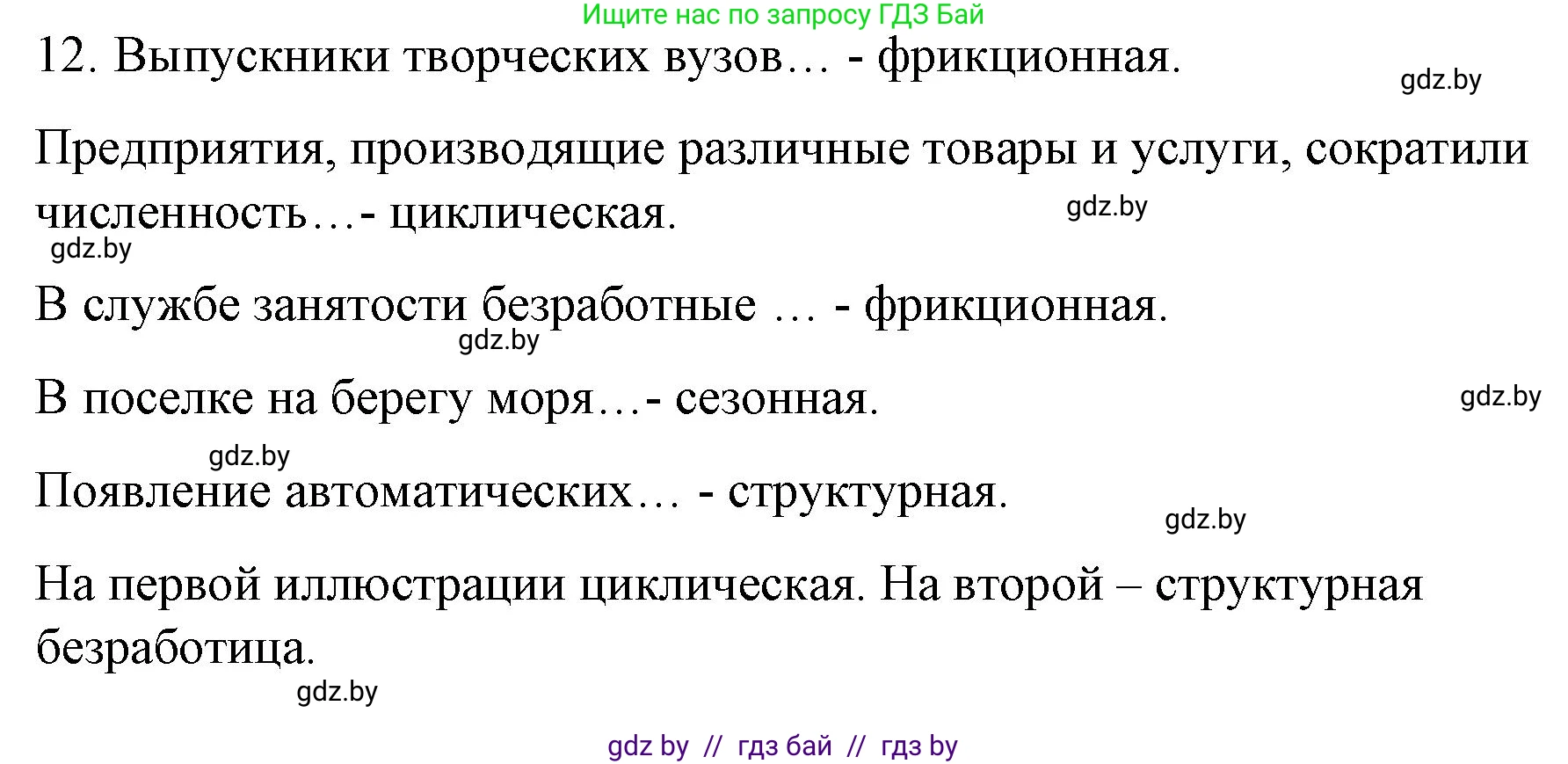 Обществоведение, 10 класс Практикум, авторы: Кушнер Надежда Васильевна, Полейко Елена Александровна, Бернат Ирина Петровна, Гламбоцкий Пётр Михайлович, издательство Аверсэв, Минск, 2022, страница 92, номер 12, Решение
