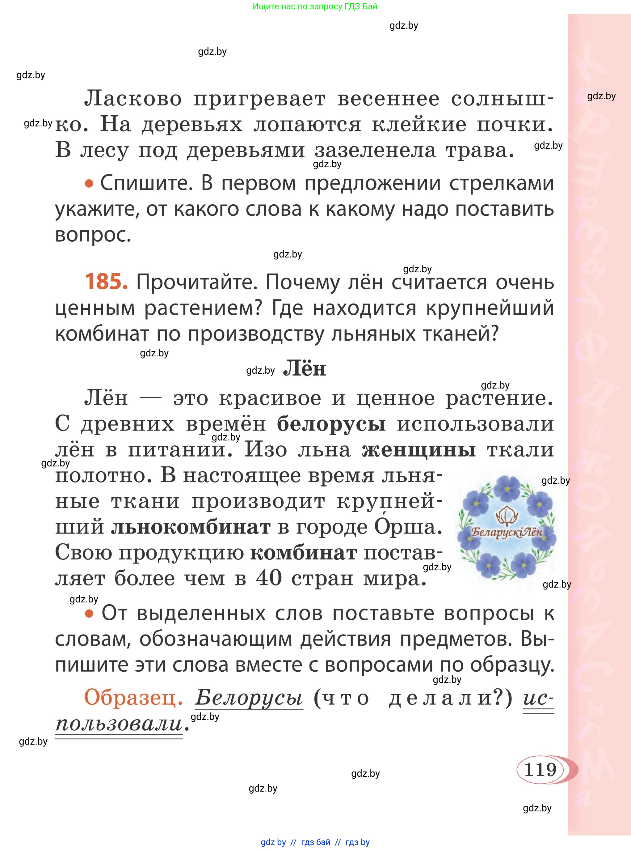 Русский язык, 2 класс Учебник, автор: Антипова Маргарита Борисовна, издательство Академия образования, Минск, 2025, Часть 2, страница 119