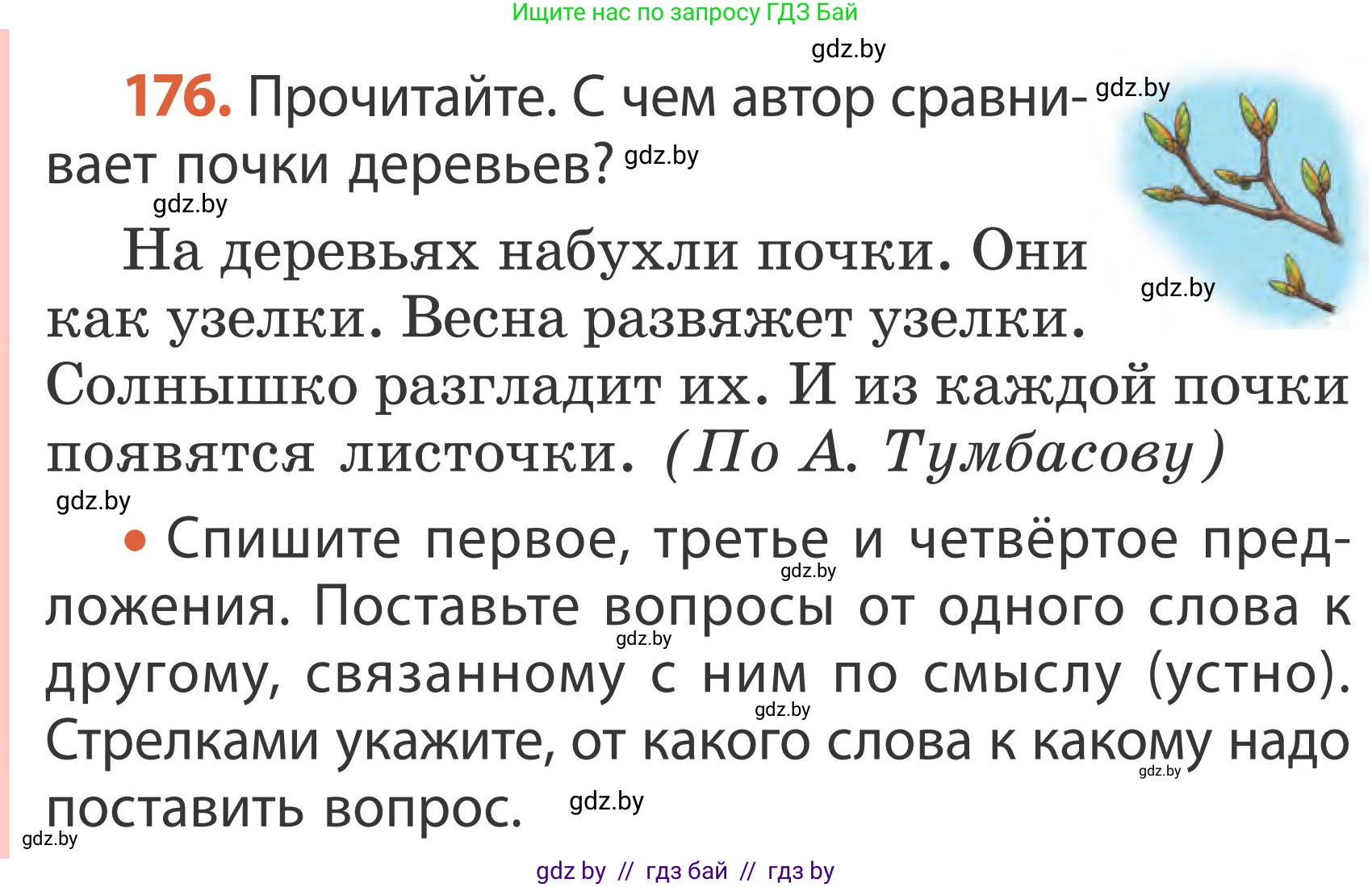 Русский язык, 2 класс Учебник, автор: Антипова Маргарита Борисовна, издательство Академия образования, Минск, 2025, Часть 2, страница 114, номер 176, Условие