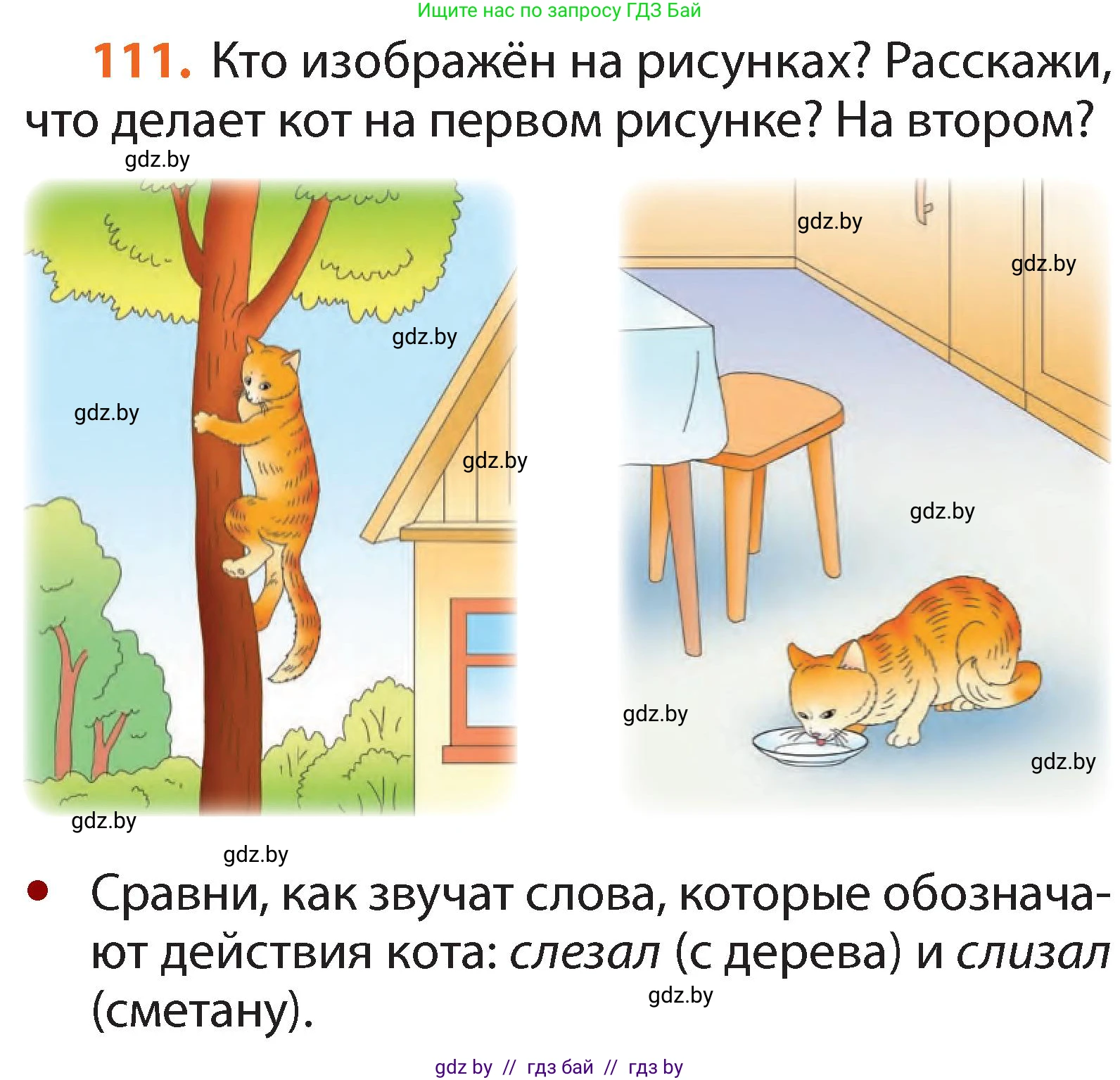 Русский язык, 2 класс Учебник, авторы: Гулецкая Елена Алексеевна, Федорович Галина Михайловна, издательство Национальный институт образования, Минск, 2022, коричневого цвета, Часть 2, страница 81, номер 111, Условие